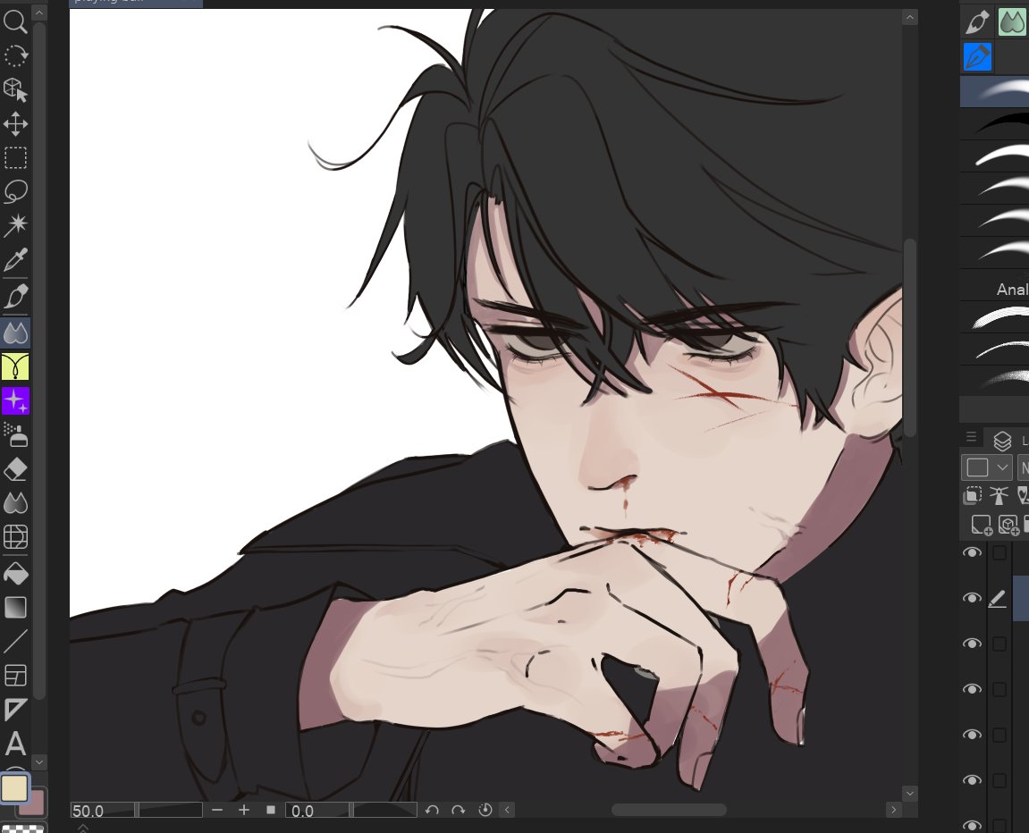 somehow, after a long break, he only gets more handsome?
#전지적독자시점 #yoojoonghyuk #orv