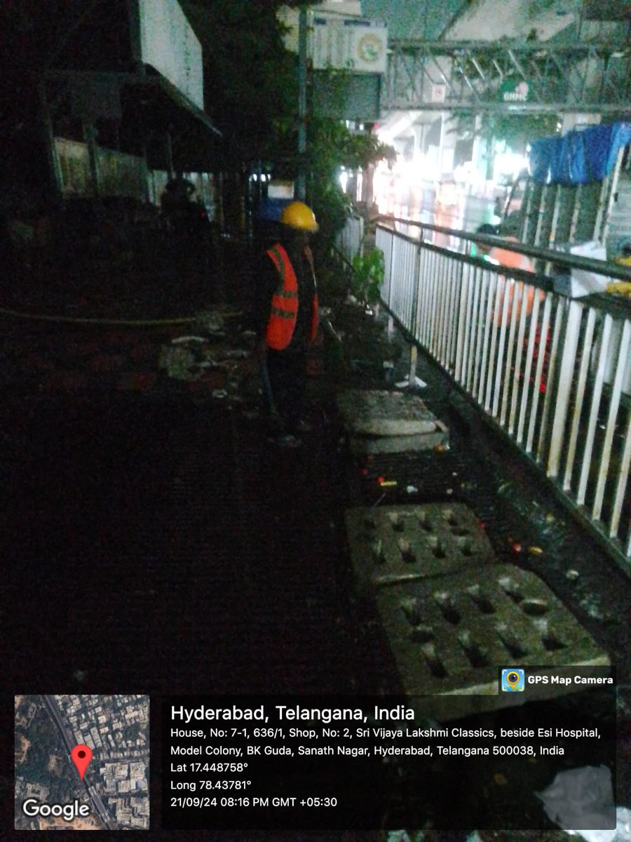 Assistant Engineer (@ae1c19) on Twitter photo Sir
MET alert and cleared water stagnation at FOB near ESI Hospital in erragadda ward c19 Yousufguda
#GHMC
#SerilingampallyZone
<a href="/GHMCOnline/">GHMC</a>
<a href="/CommissionrGHMC/">Commissioner GHMC</a>
<a href="/gadwalvijayainc/">Vijayalaxmi Gadwal, GHMC MAYOR</a>
<a href="/PrlsecyMAUD/">Prl Secy MAUD.</a>
<a href="/ZC_SLP/">ZC SERILINGAMPALLY ZONE GHMC</a>
<a href="/DyC_Yousufguda/">DC_yousufguda</a> Sir
MET alert and cleared water stagnation at FOB near ESI Hospital in erragadda ward c19 Yousufguda
#GHMC
#SerilingampallyZone
<a href="/GHMCOnline/">GHMC</a>
<a href="/CommissionrGHMC/">Commissioner GHMC</a>
<a href="/gadwalvijayainc/">Vijayalaxmi Gadwal, GHMC MAYOR</a>
<a href="/PrlsecyMAUD/">Prl Secy MAUD.</a>
<a href="/ZC_SLP/">ZC SERILINGAMPALLY ZONE GHMC</a>
<a href="/DyC_Yousufguda/">DC_yousufguda</a>