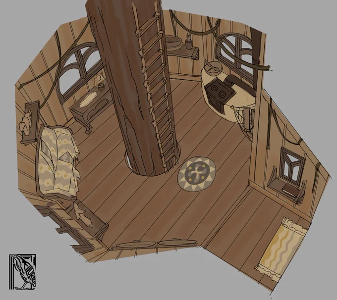 future arvo house to kind of explore sartrillan architecture (his house is built in a more crakam style, in comparison to the basilisk architecture in the basilisk district) 