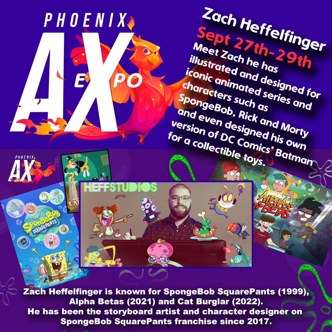 MarkersInMotion's tweet photo. Zach Helffelfinger
🔸Character Design🔸Art Director🔸Toy Design🔸Storyboard Artist🔸Illustrator
🔸 Netflix,🔸 Nickelodeon,🔸 DC, 🔸WarnerBros, 🔸Starburns, & more
Come and meet at the #phxanimationexpo
#AnimationExpo - #PhoenixAX - @flutepublisher
#ZachHelffelfinger https://t.co/o4G7vDBQgu