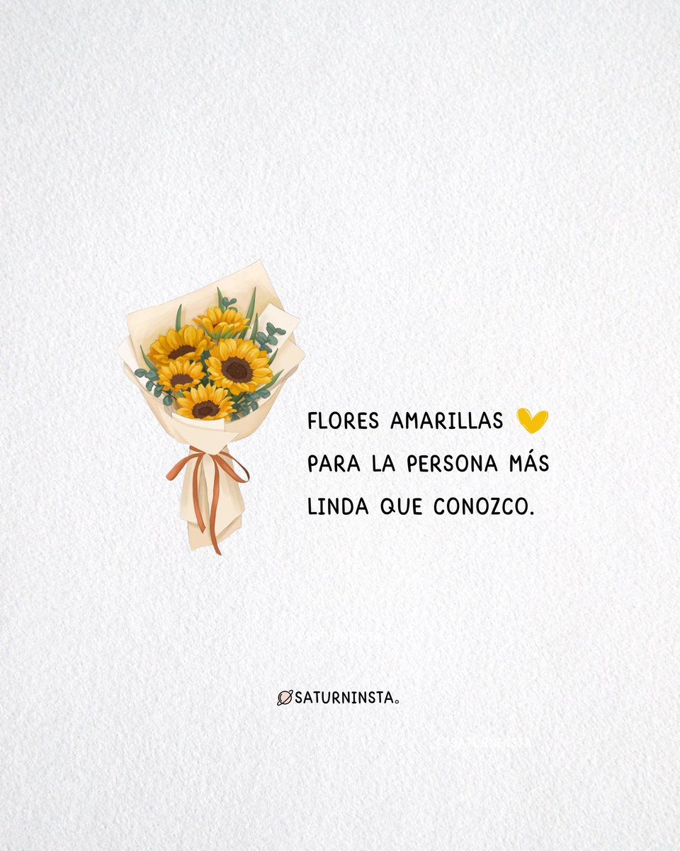 saturninsta's tweet image. Para ti 🌻🌼✨💛