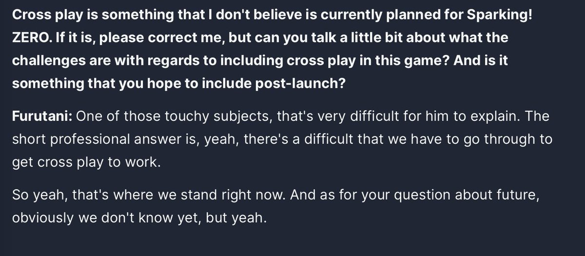 ethanwlk93's tweet photo. . @BandaiNamcoUS @SpikeChunsoft_e @BandaiNamcoEU , let it be known that cross play is wanted! It would be hugely beneficial to DBSZ! Many people have friends on different platforms &amp; cross play will make for a healthier population!🙇‍♂️ #DBSZ #SparkingZero #DragonBallSparkingZero https://t.co/msN8yoDkNZ