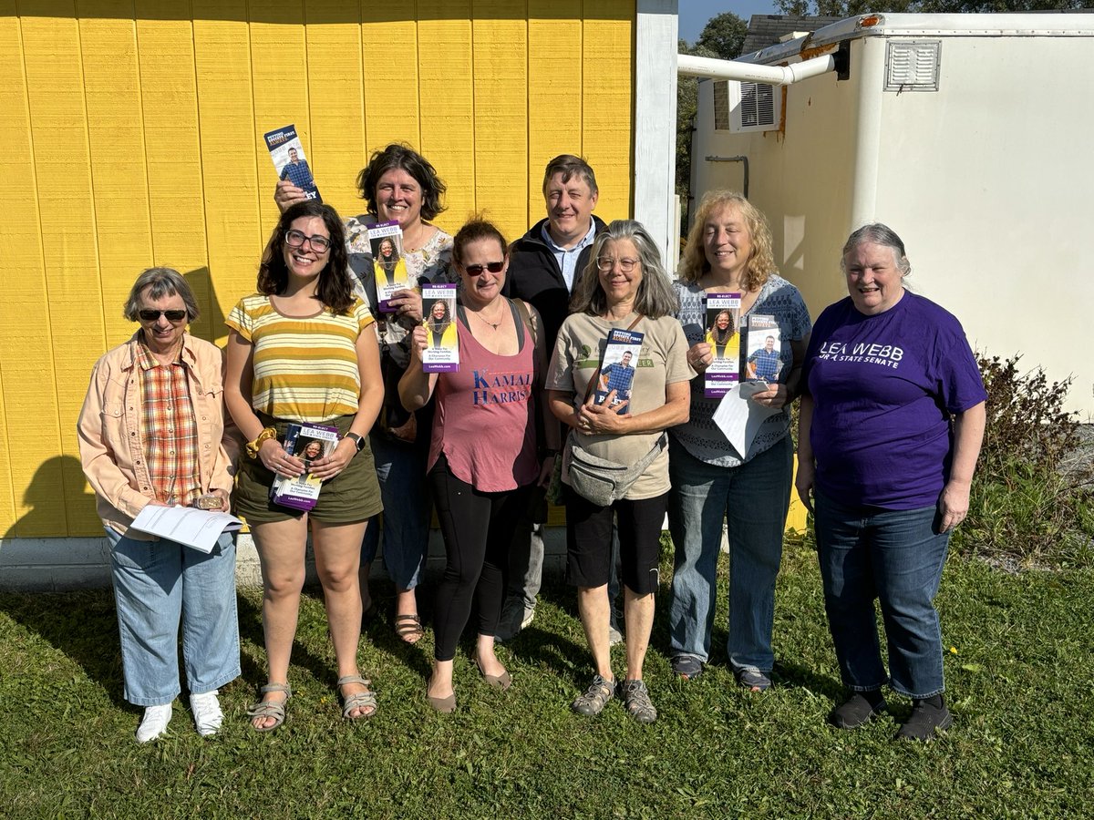 Thank you to our Danby Volunteers for heading out on this beautiful Saturday to talk with their neighbors about why it’s so important to vote for Democrats up and down the ballot!