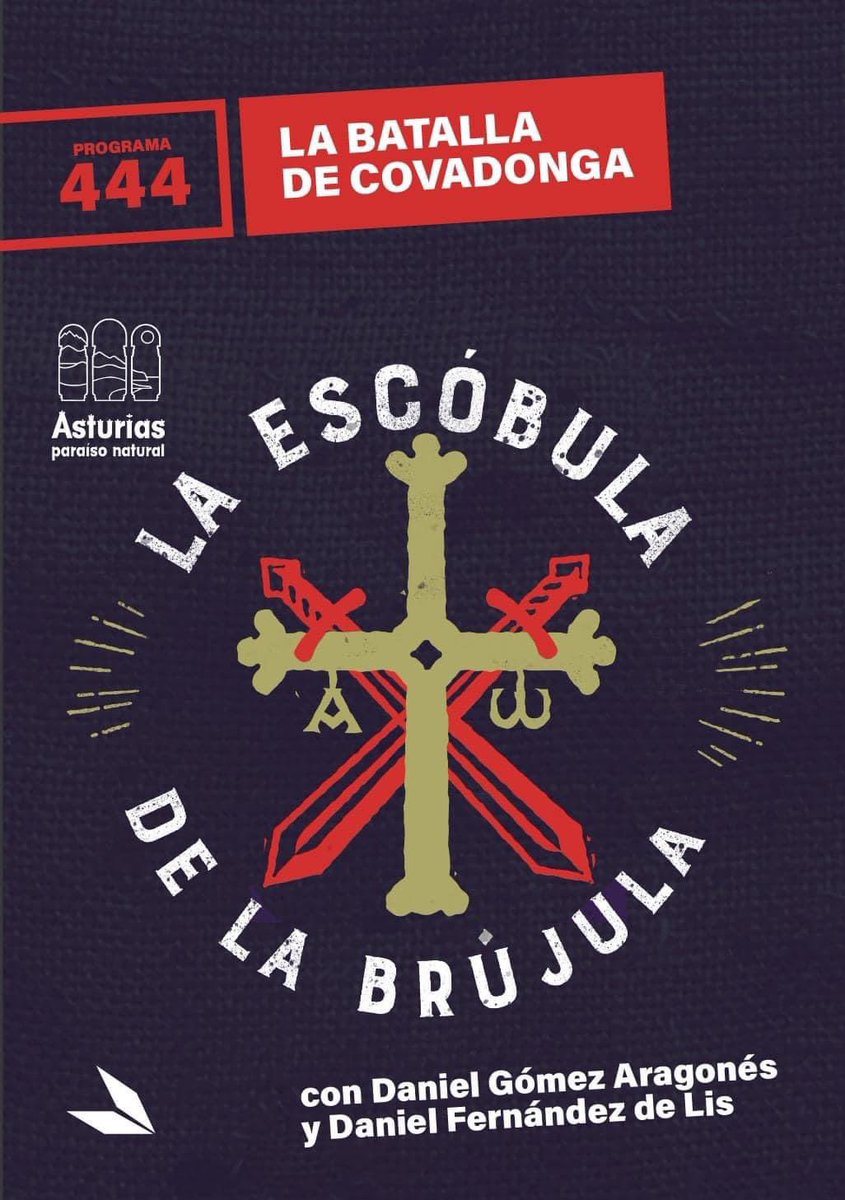 COVADONGA⚔️

Hace 2 años en <a href="/Escobuleros/">La Escóbula de la Brújula</a> nos poníamos en “modo Pelayo” y hablábamos de la caída del Reino Visigodo, la batalla de Covadonga, el Reino de Asturias y más…de Rodrigo a Pelayo…de una cueva toledana a una cueva asturiana.

📌 Para escucharlo: 
danielgomezaragones.com/la-escobula-de…