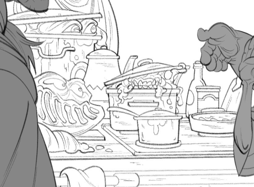 Cooking a big setting lore exploration 
Can't wait to finally show it! 