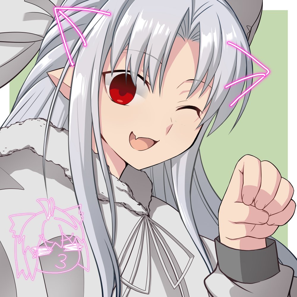黒レン 「ねこ 」|ひらかわのイラスト
