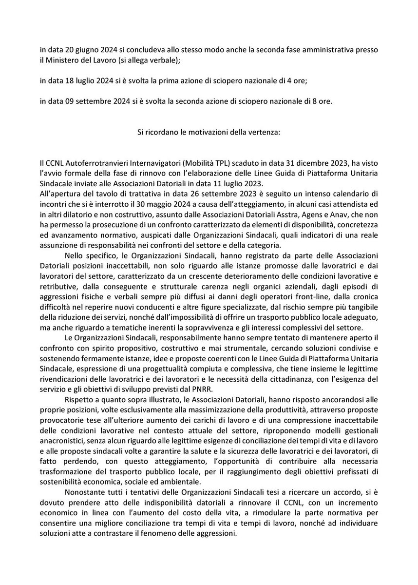 Autoferro_Ugl's tweet photo. 📢 proclamata una terza azione di sciopero nazionale per il prossimo 8 novembre 2024.
Sciopero di 24 ore con manifestazione nazionale

#scioperonazionale 
#rinnovoccnlsubito
🚊🚋🚌🚎🚍 https://t.co/RSVhiW7HvK