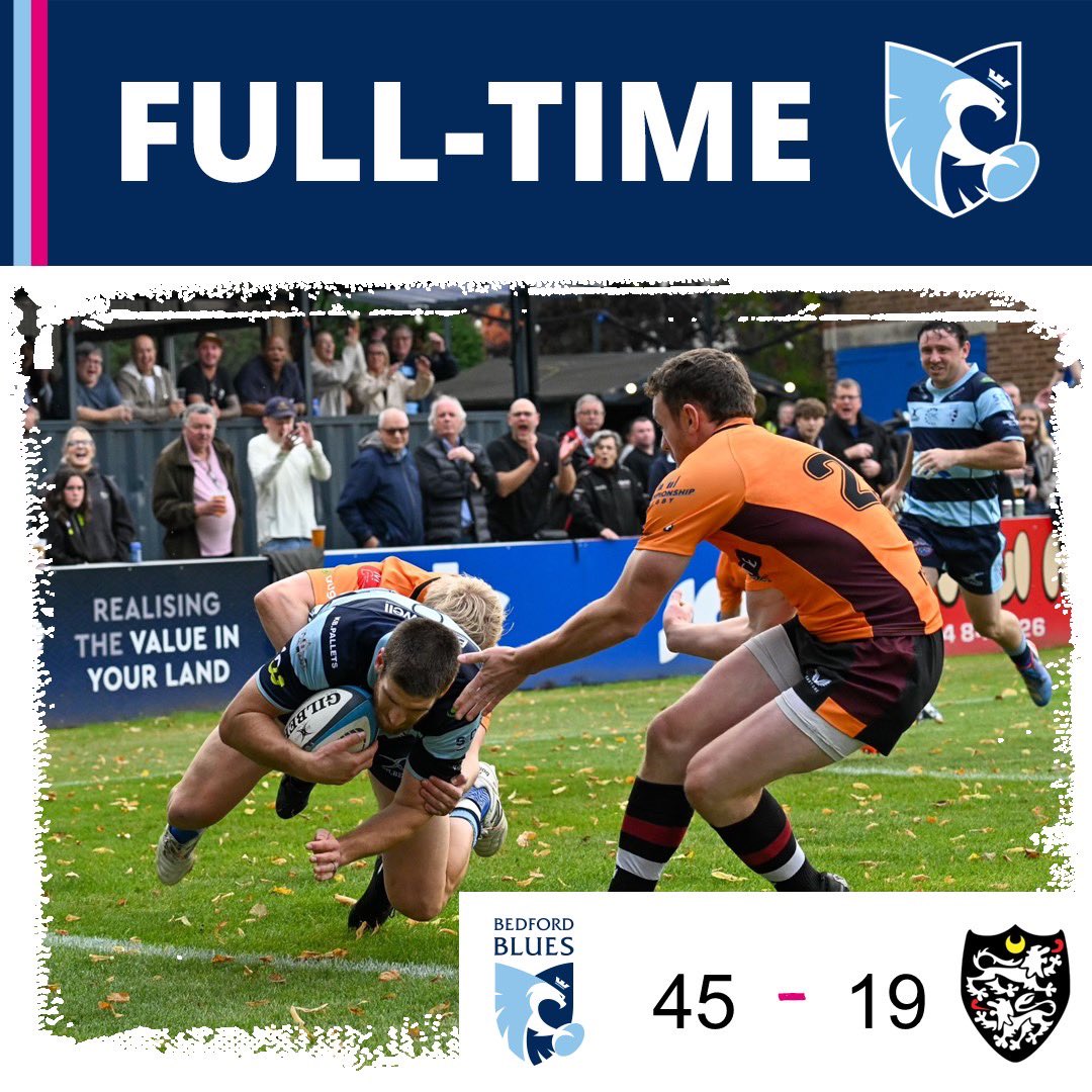 BedfordBluesRFC's tweet image. FULL TIME | A big 5️⃣ pointer on opening weekend 👌

#BluesFamily #BedfordisBlue