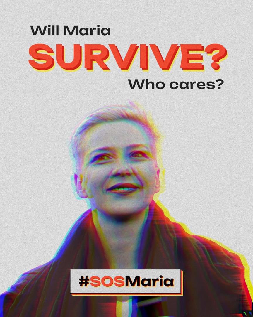 🆘 We don’t have much time left to save Maria’s life!

🚨 We must act now to get Maria out of prison and ensure she receives the urgent medical attention she desperately needs.