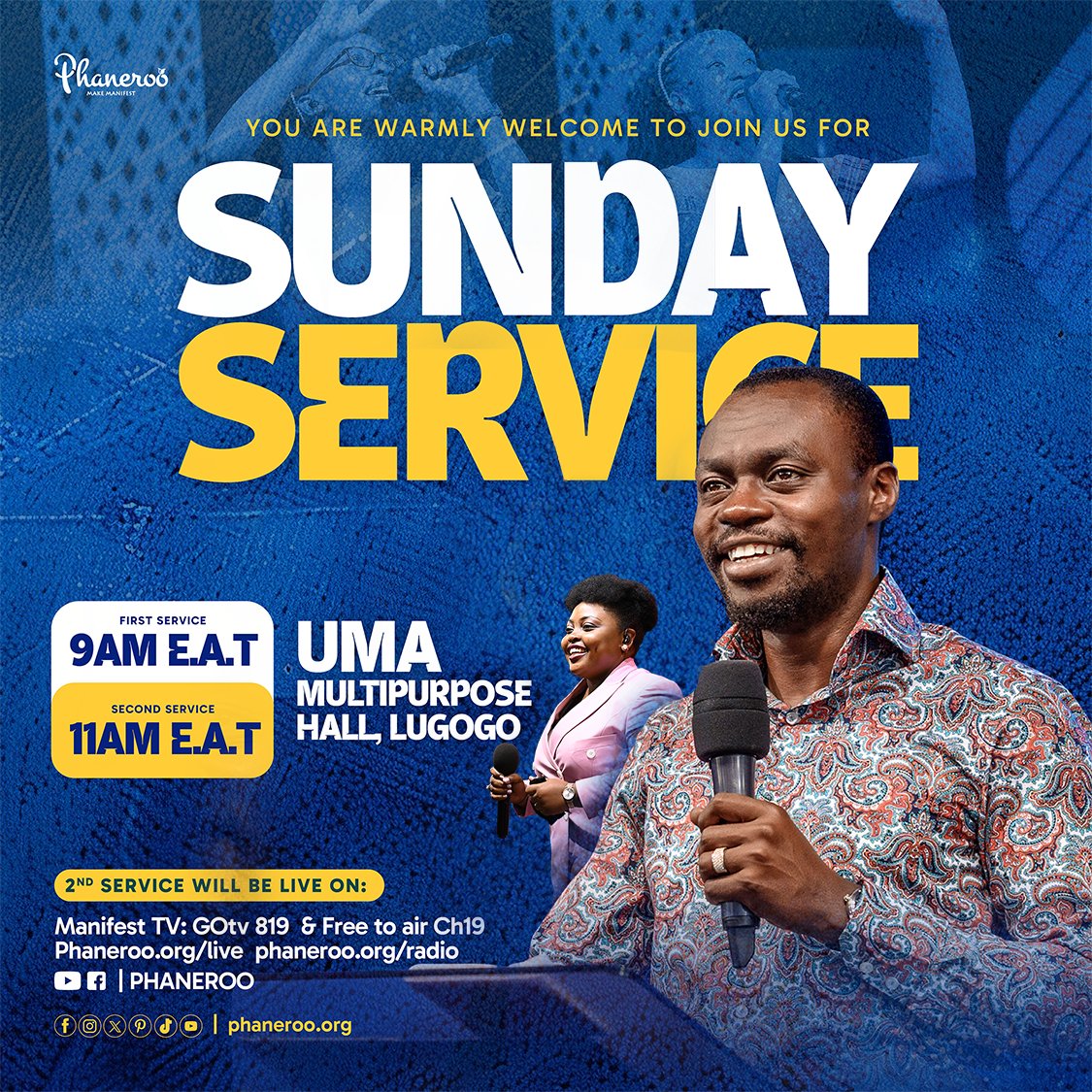 Phanerookampala's tweet photo. Phaneroo Sunday Service 314 charged us not to take offence. Clothed in compassion and kindness, we are quick to forgive any offence and offer blessings to those who wrong us because of our faith in Christ Jesus. Hallelujah!

Please join us this Sunday, 22nd September 2024 for #PhanerooSundayService 315.

You are blessed.