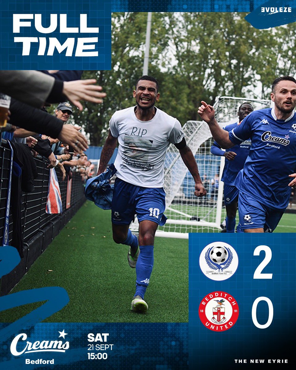 𝗕𝗲𝗱𝗳𝗼𝗿𝗱 𝗧𝗼𝘄𝗻 𝗙𝗖 | 𝗘𝘀𝘁 𝟭𝟵𝟬𝟴 (@bedfordtown) on Twitter photo Fantastic performance from the Eagles this afternoon & an emotional goal for <a href="/leon_lobjoit/">Leon Lobjoit</a> on our return to The Eyrie. 🦅 💙 Fantastic performance from the Eagles this afternoon & an emotional goal for <a href="/leon_lobjoit/">Leon Lobjoit</a> on our return to The Eyrie. 🦅 💙