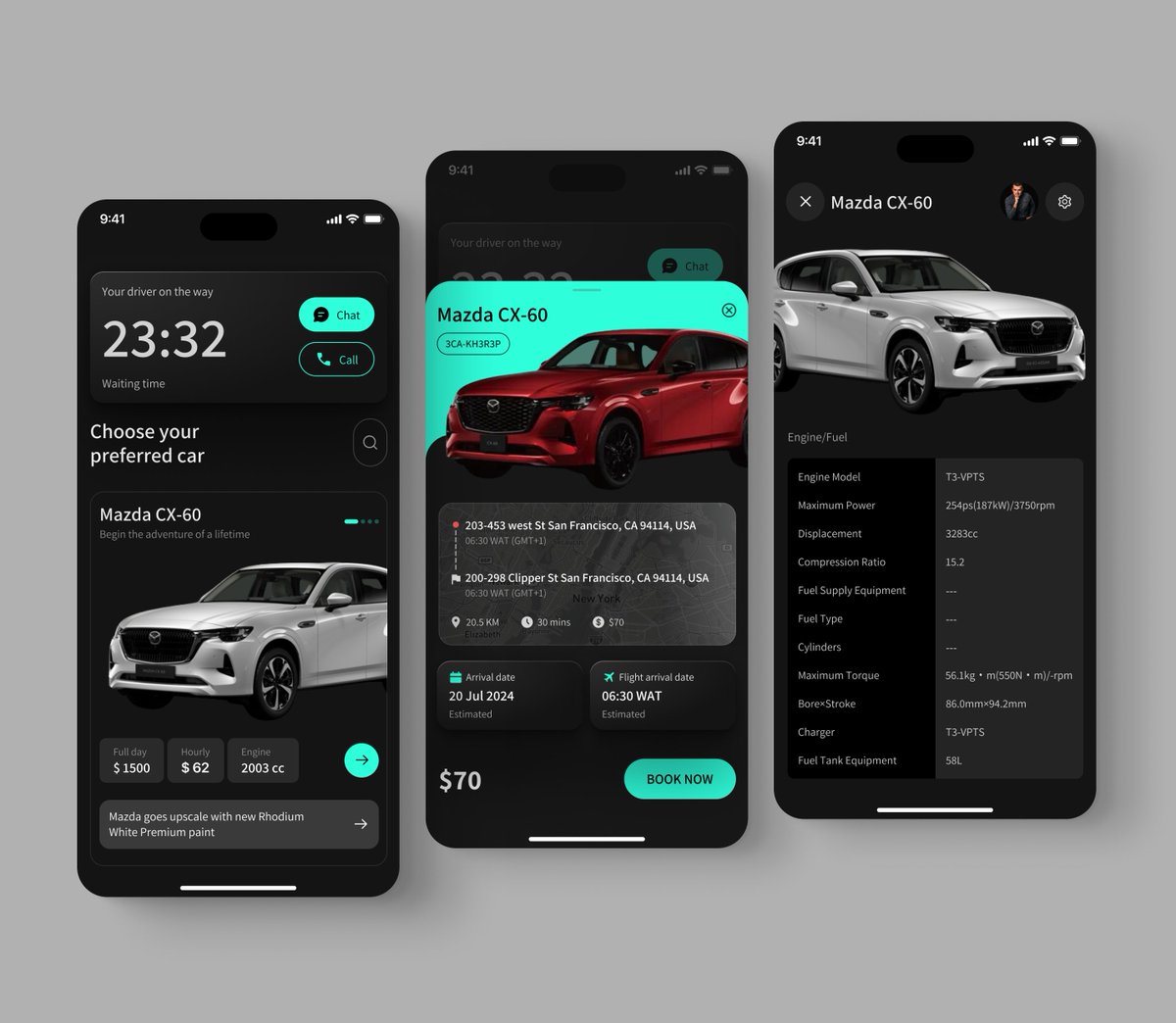 zak_uiux's tweet photo. VeloRent provides a seamless car rental experience with a wide range of vehicles, easy booking, and flexible terms. 

#ui #uiux #uidesign #uxdesign #carrental #rentalapp #appdesign #car #automobileapp #mobileappdesign #electriccar #carapp #userexperiencedesign #design https://t.co/9jeLqBgerk
