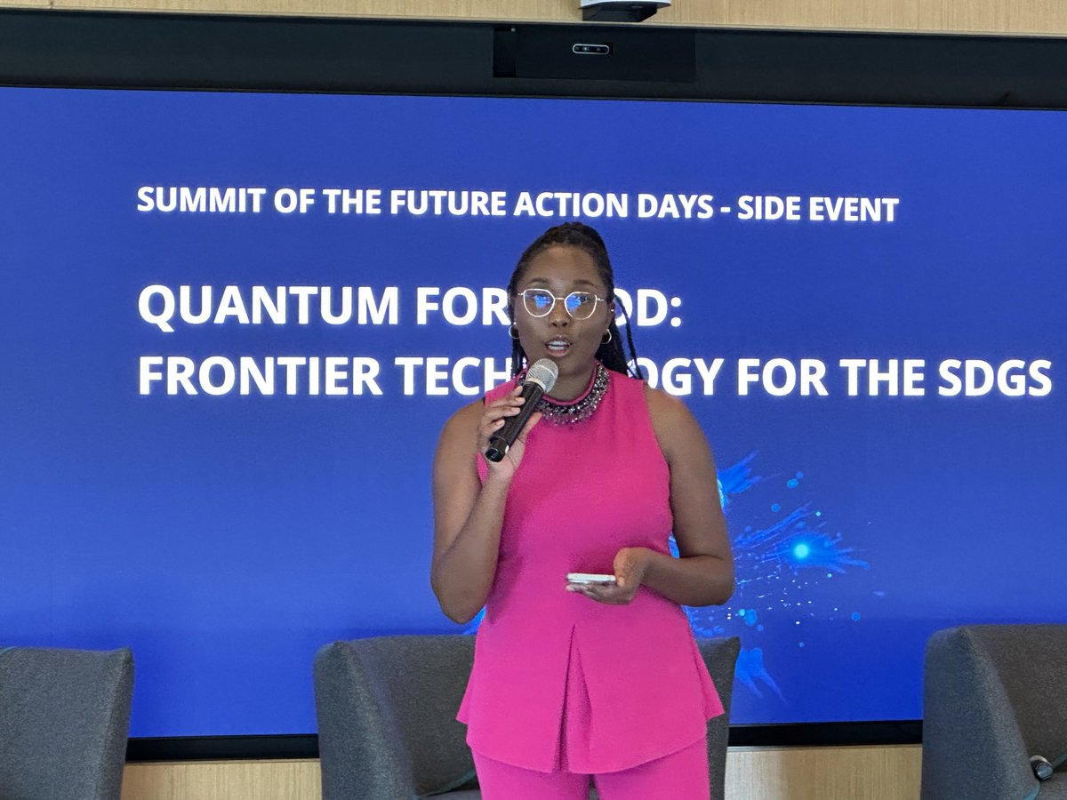 “We must explore the potential of quantum tech to transform public services, meeting citizens’ evolving needs. Cross-sector partnerships will be crucial to drive innovation and keep public services at the forefront.”

<a href="/EmmaTheofelus/">Inamutila</a>, Minister of <a href="/MICTNamibia/">MICT Namibia</a>.

#QuantumForGood