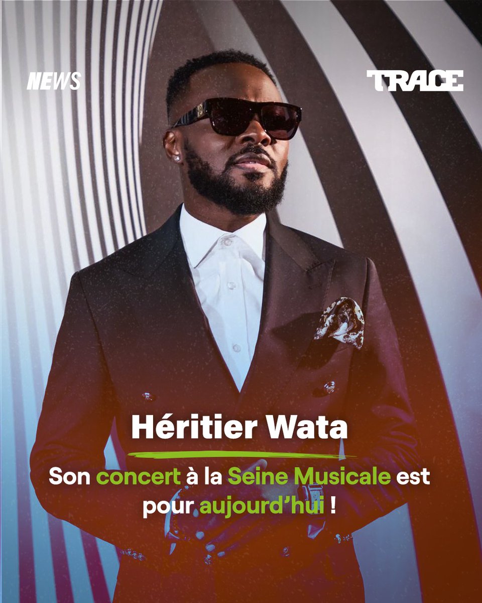 tracecongo's tweet image. Le grand jour du concert de La Pulga @heritierwata29  à la Seine Musicale est arrivé 🔥🔥

Un mot pour lui ? 🤩

#PremierSurLesHits #TraceCongo #WeAreCongoleseMusic