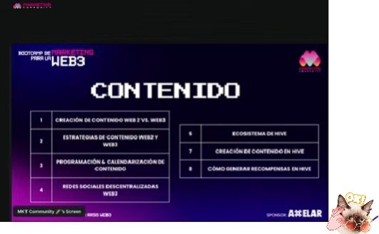 Mood aprendizaje, con los chicos de <a href="/marketersweb3/">MKT Community 🚀</a>

🫨Aprendiendo sobre creación de contenido Web2 Vs. Web3 de la mano de  @valvalentina24 <a href="/marimarketingw3/">MariMarketing Digital</a>