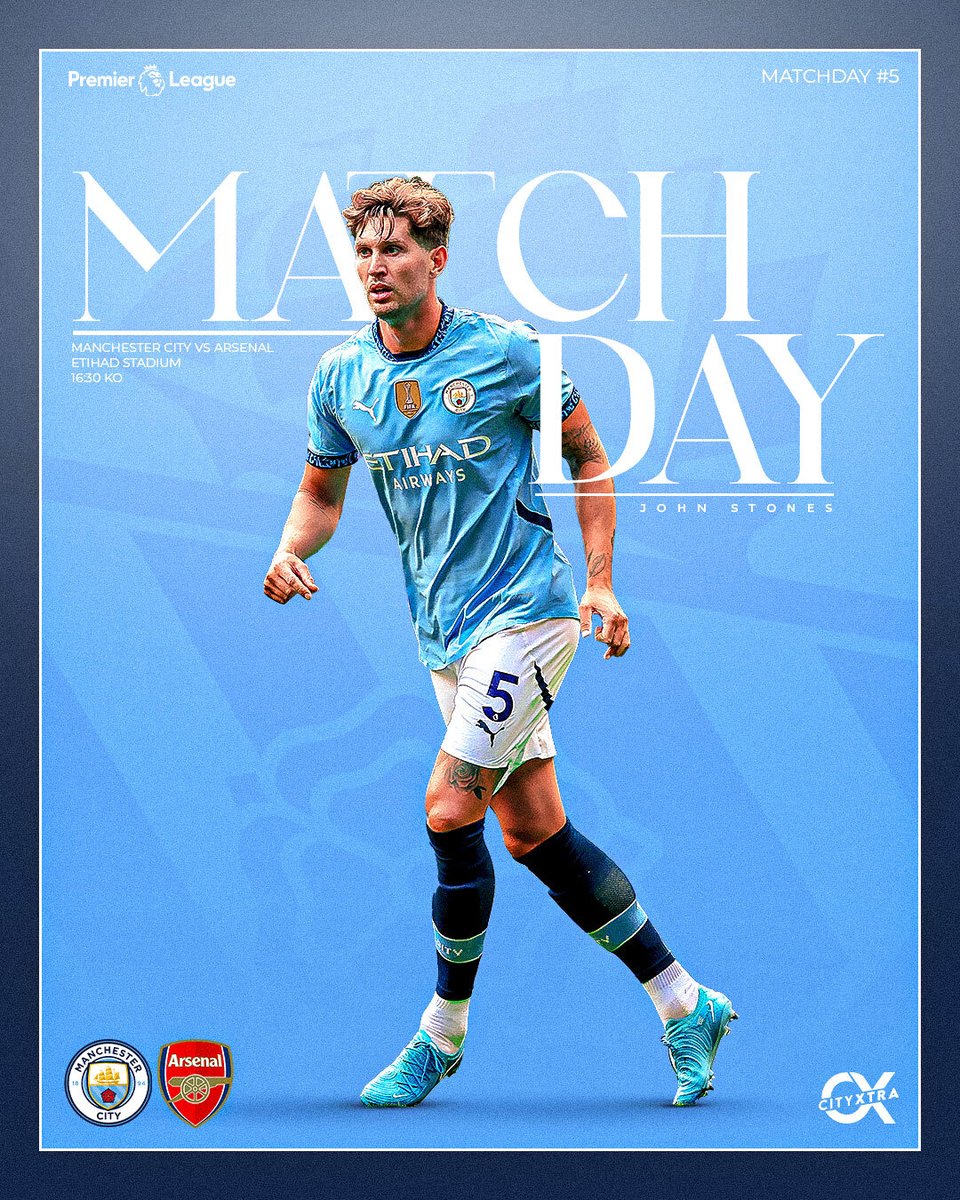 City_Xtra's tweet photo. 𝗜𝗧'𝗦 𝗠𝗔𝗧𝗖𝗛𝗗𝗔𝗬!!!

🏆 Premier League
🏟 Etihad Stadium
🆚 @Arsenal 
⏰ 16:30 BST
📺 Sky Sports Main Event https://t.co/mH0iHlrxbh
