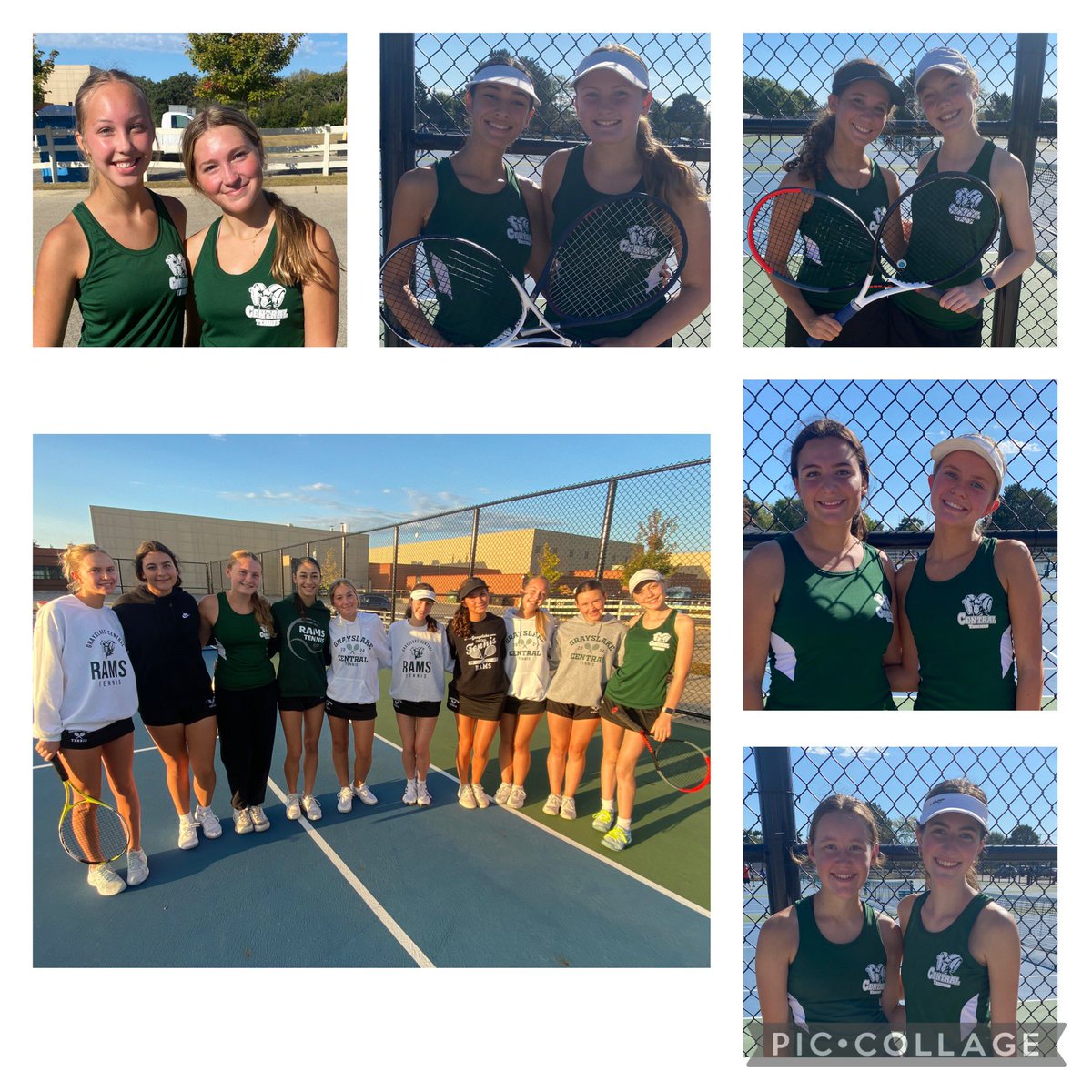 Rams started the morning playing doubles at the Warren Quad before the Homecoming Dance! Earning🥈in all flights! Way to go! 🎾 <a href="/GoGCHSRams/">GCHS Athletics</a> #Ramily #GRIT #RamsLife
