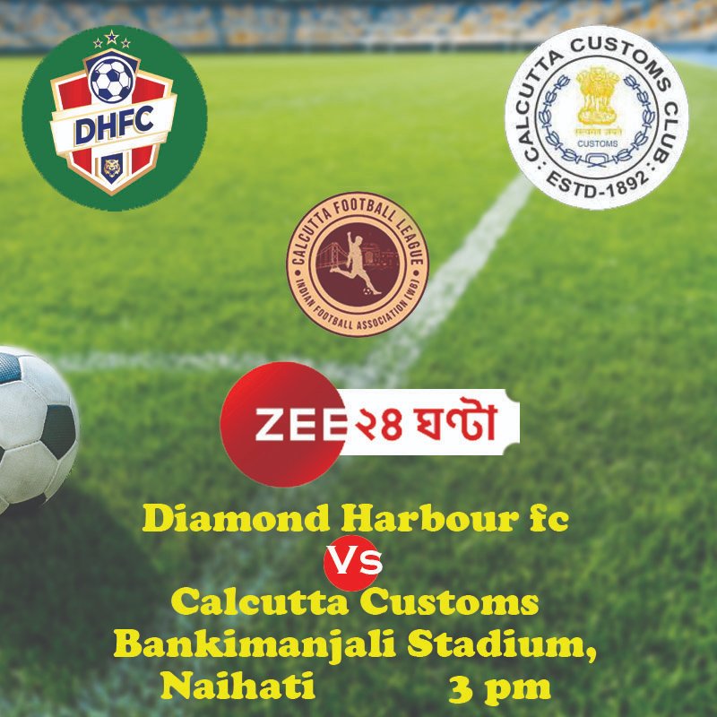 pbasum's tweet photo. Tune in to Zee 24 Ghanta for exciting Bangla Commentary from 3 pm on 22 Sept, Sunday. Is Kibu Vicuna still eyeing for CFL glory? I'm on the mic
@dhfootballclub #CalcuttaCustoms #CFLSuper6 @Zee24Ghanta #IFA #ChampionshipRound https://t.co/HQbHPvhC58