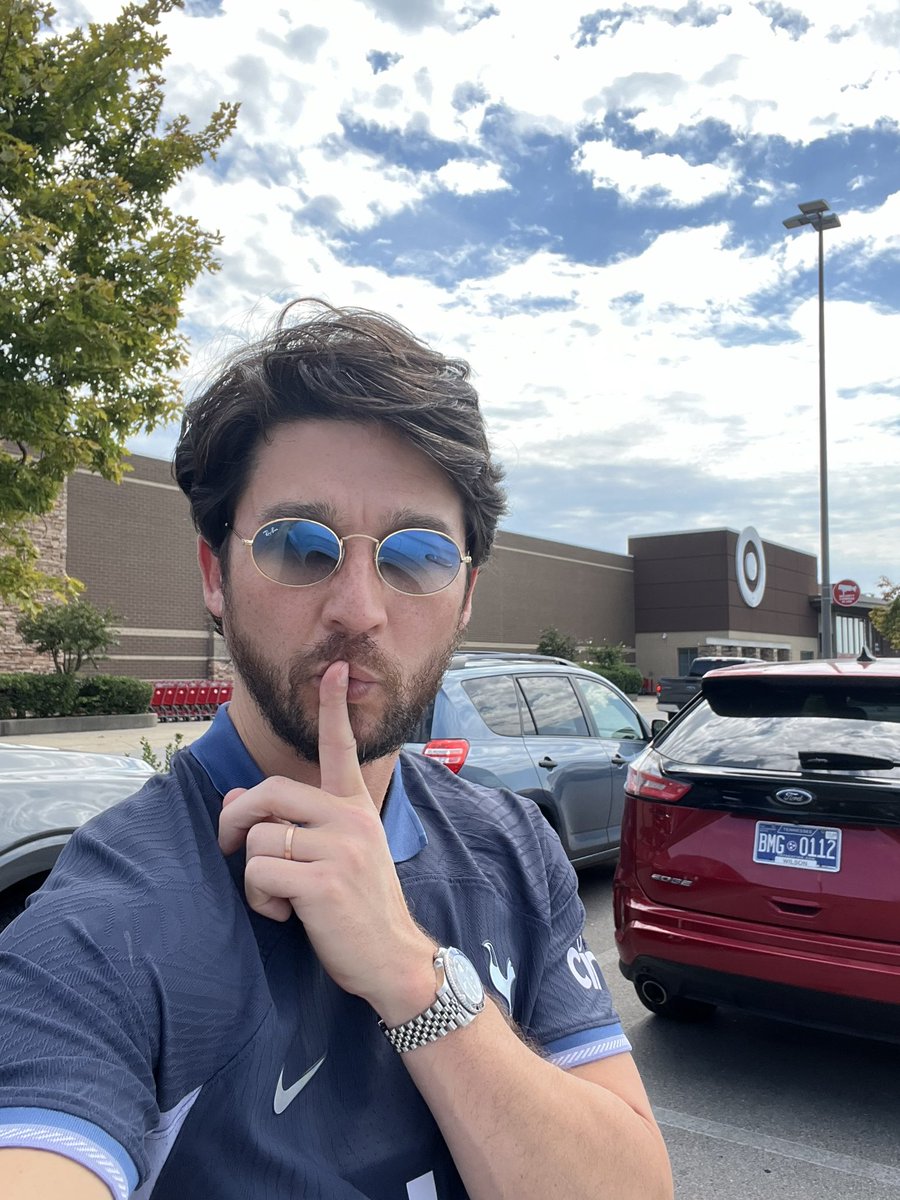 American soccer culture is walking around a Target in a Tottenham jersey shushing the haters 🤫