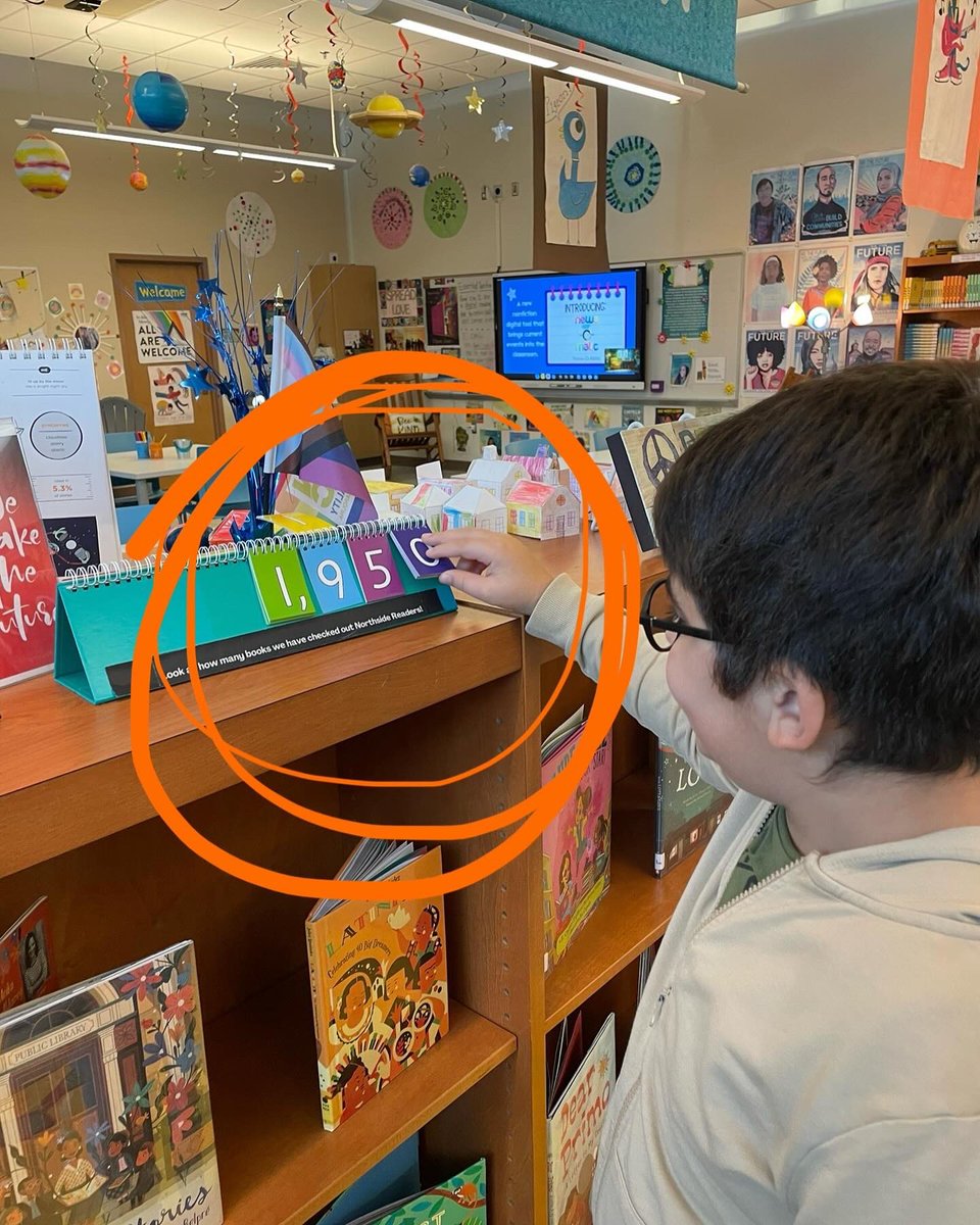 Big shout out to our friend Uraz who has helped in our library for 2+ years. Each morning he runs our library report of circulation totals. So far this year, Navigators have checked out almost 2,000 books! Amazing! Thanks Uraz for keeping our data up-to-date. #CHCCSLibraries