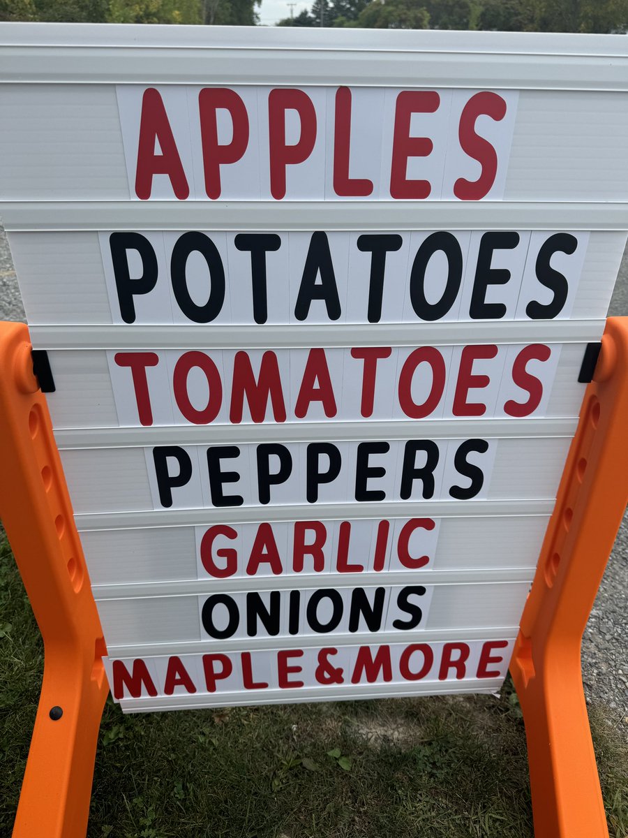 Harvest is in full-swing! One more week at the West Shore Market and our stand is open daily! 13424 Stage Road , Newstead. #KowalskiandDaughters #FamilyFarm #NYMaple