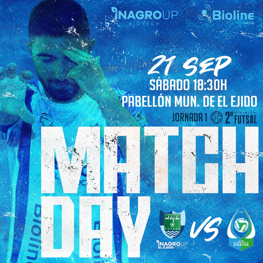CD EL EJIDO FUTSAL (@cdelejidofutsal) on Twitter photo HOY JUGAMOS๐ช๐
โฒ 18:30h
๐ <a href="/CFS_Pinatar/">Zambรบ CFS Pinatar</a>
๐ Pabellรณn Municipal de El Ejido
#Inagroup #ElEjido #futsal #Liga2024_25 HOY JUGAMOS๐ช๐
โฒ 18:30h
๐ <a href="/CFS_Pinatar/">Zambรบ CFS Pinatar</a>
๐ Pabellรณn Municipal de El Ejido
#Inagroup #ElEjido #futsal #Liga2024_25