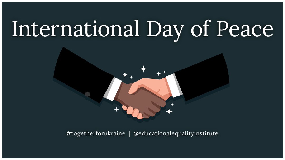 Celebrating Hope and Harmony on International Day of Peace 🕊️🌍

Today, on the International Day of Peace, we reflect on the importance of unity, understanding, and cooperation. We reaffirm our dedication to fostering environments where peace can flourish.