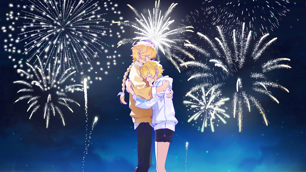 空(原神) 「この度HoYoFairにて、【夏、花火、君との約束】内の2カットで参加させていた」|YARRのイラスト