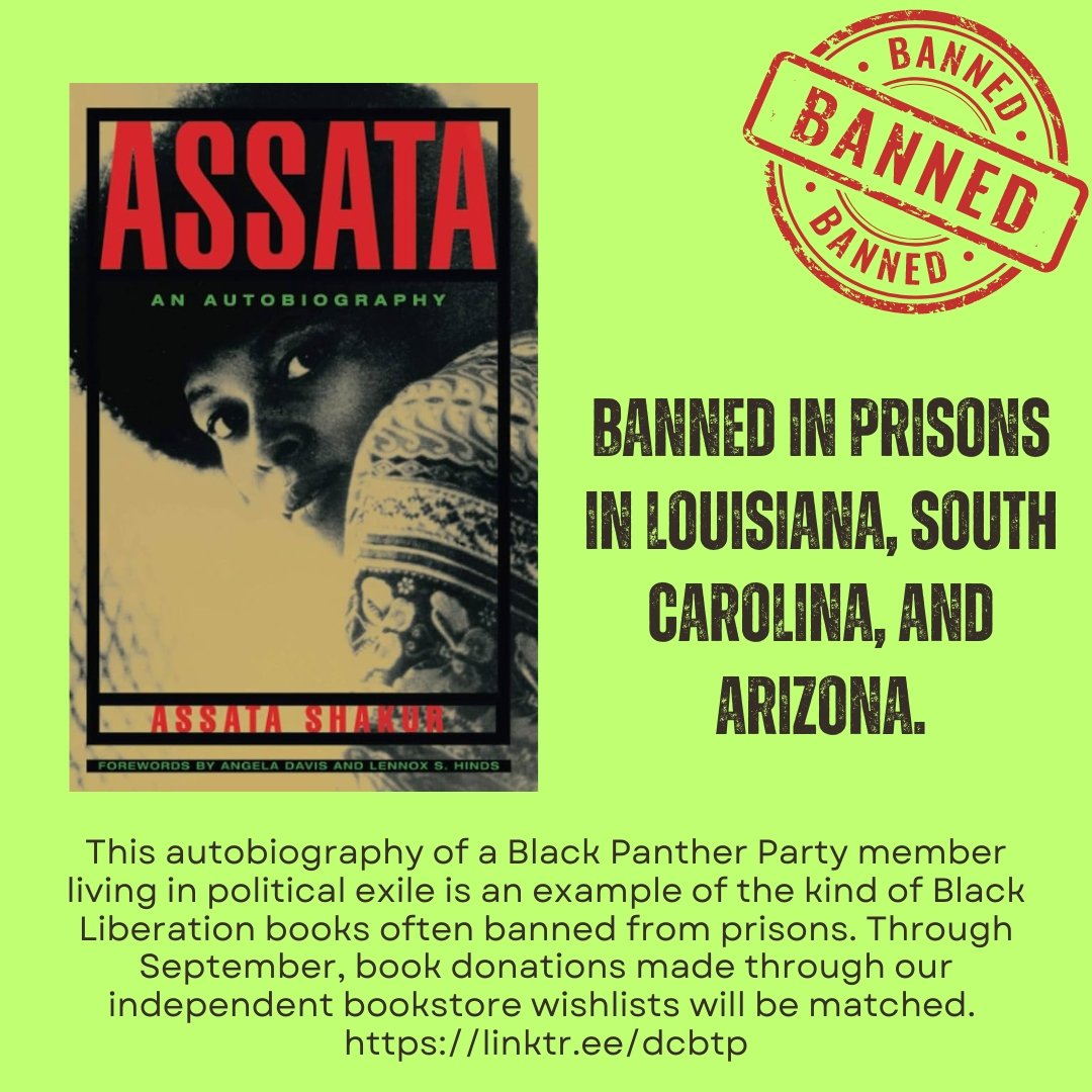 We are currently collecting this book to send out to the prison book clubs we support, that are not in these states. For Prison Banned Books Week, book donations made through our independent bookstore wishlists will be matched. Check it out - linktr.ee/dcbtp