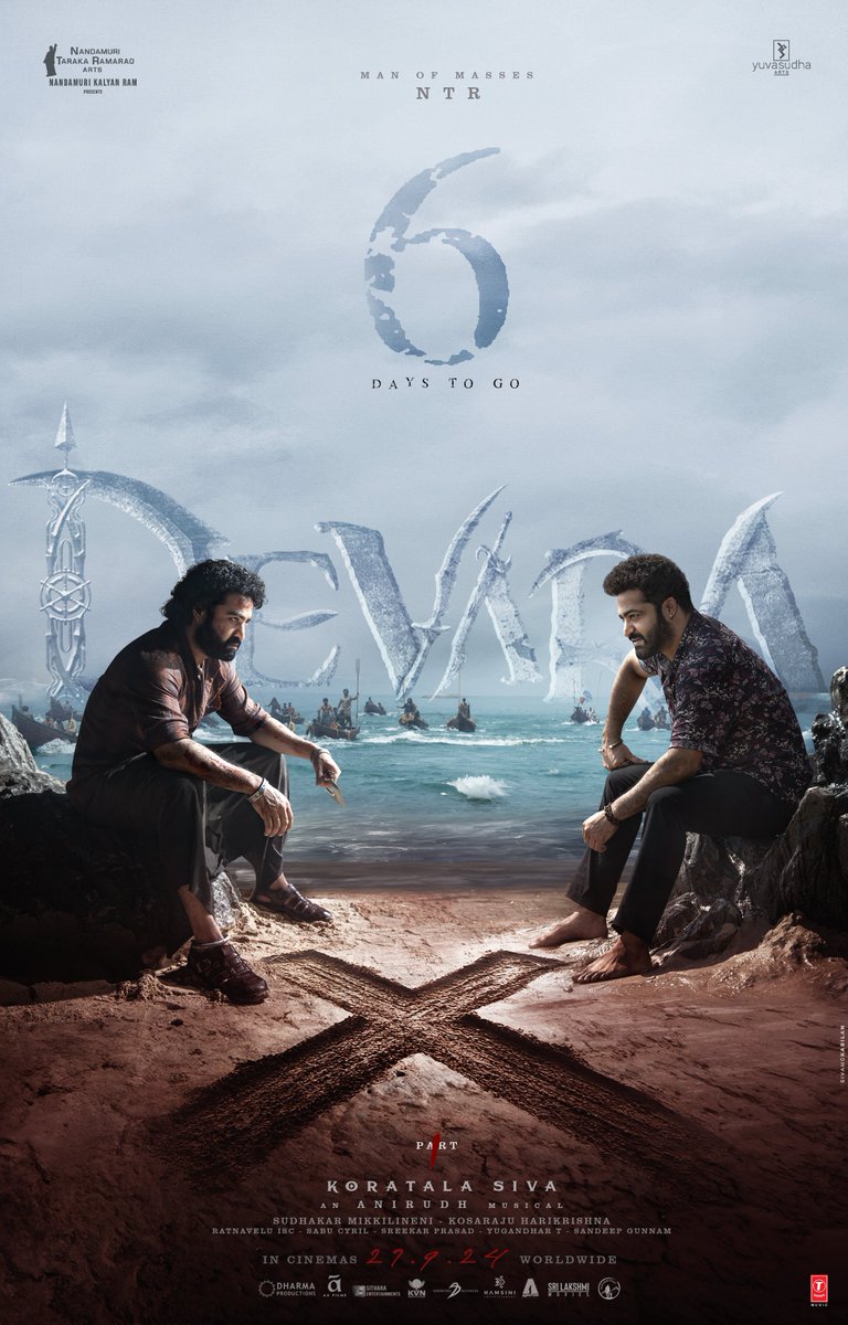 DevaraMovie's tweet photo. The 'X' is a warning... 

In 6 days, The streets will witness DEVARA and VARA rising to the occasion 🔥

The rest is left to your imagination...
#Devara #DevaraOnSep27th https://t.co/oT4VjgwMUy