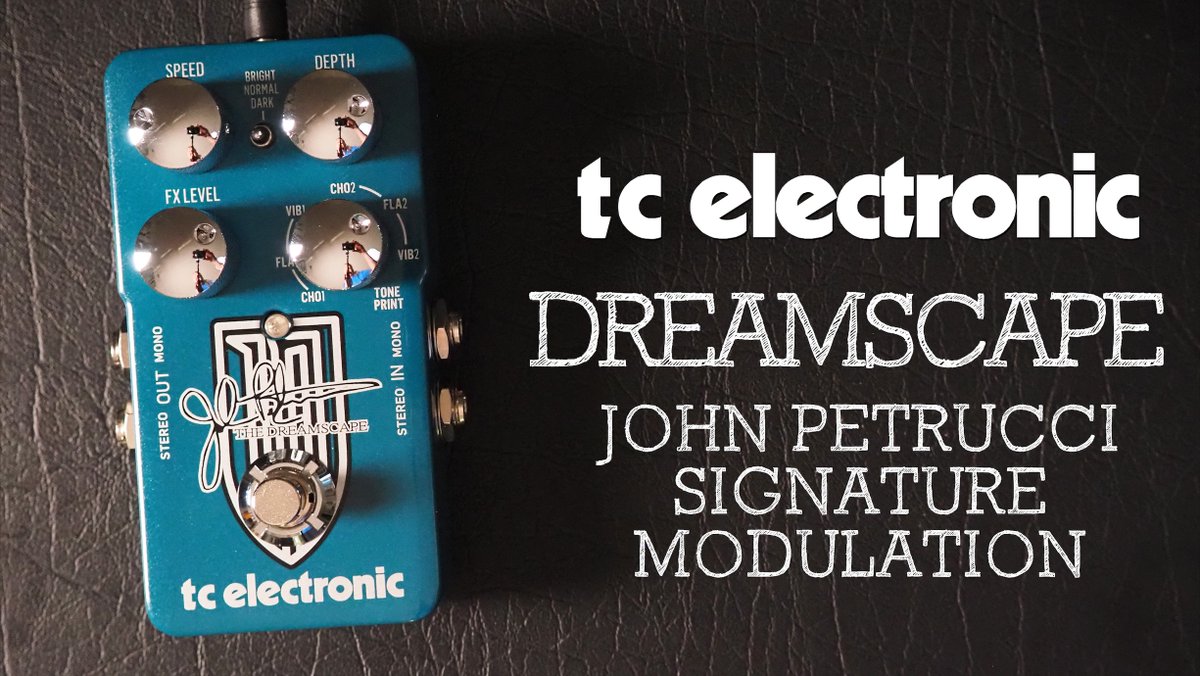 pedaloftheday's tweet image. The @tcelectronic crew has teamed up with @JPetrucci from @dreamtheaternet for to create the amazing Dreamscape Signature Multi-Modulation!! Full Demo out now!!

youtu.be/lON4Z9wjaHg

#pedaloftheday #tcelectronic #tcelectronicpedals #johnpetrucci #dreamtheater #guitarpedals
