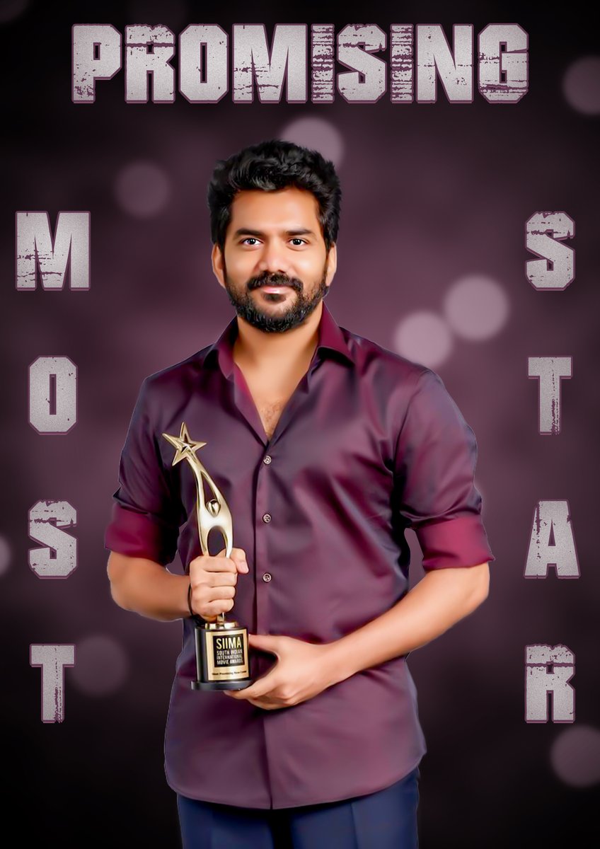 SaranDVK2207's tweet photo. Most Promising Star ⭐️⭐️⭐️

#Kavin #SIIMAAwards2024 #dada https://t.co/Y9sI07pXEu