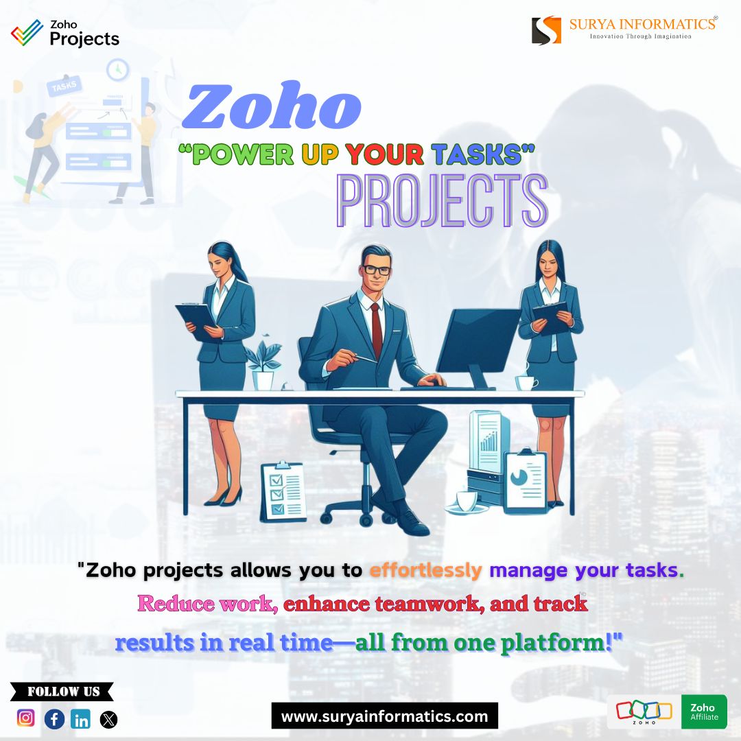 Surya_Infomatic's tweet image. Say goodbye to the disorganized tasks! Zoho Projects unites your team for seamless collaboration, project completion, and instant results—all in one place. Focus on work, not apps.
Learn more👉go.zoho.com/nHu
#zoho #zohoprojects #projects #TaskOn