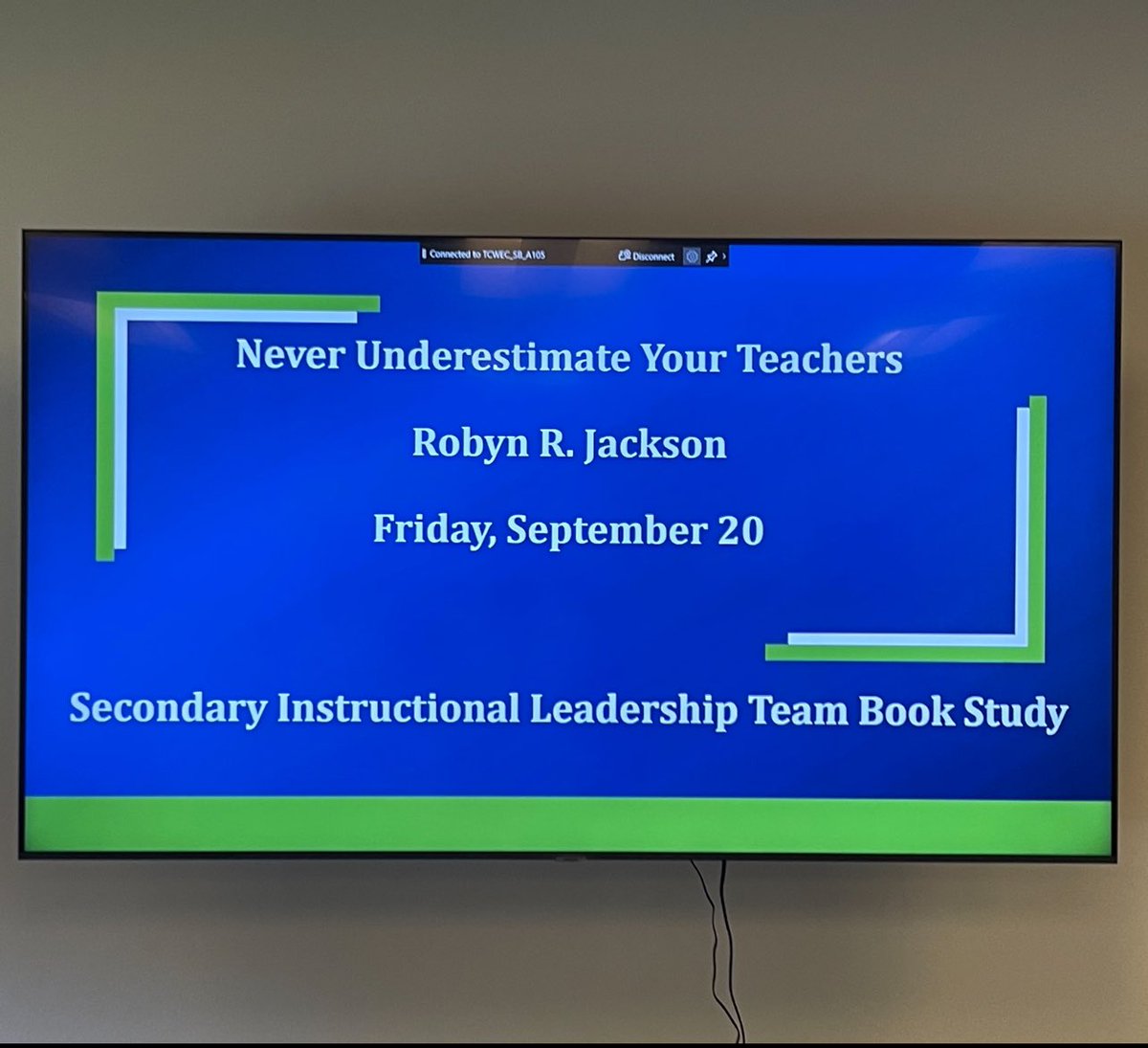 dr_diron's tweet photo. Session 2 @GCPS_VA Secondary Instructional Leadership Team book study was truly insightful! Powerful discussions on tailoring professional development to meet the unique needs of novice, practitioner, master, and apprentice teachers. #RobynJackson @TonyVladu https://t.co/49aVvosZ6l