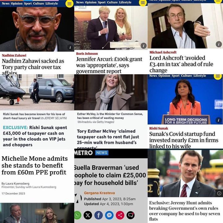 riotgrandma72's tweet photo. @holland_tom If I were Starmer โฆ my next move would be to legislate that NO MPs accept gifts or donations of food, wallpaper, clothing.
And NO MPs take on outside jobs/host TV shows that augment their salaries.
Only fair, innit
And Iโd kickstart Leverson 2.
#bbcaq #frockgate #farageriots https://t.co/Co6AIYc9BT