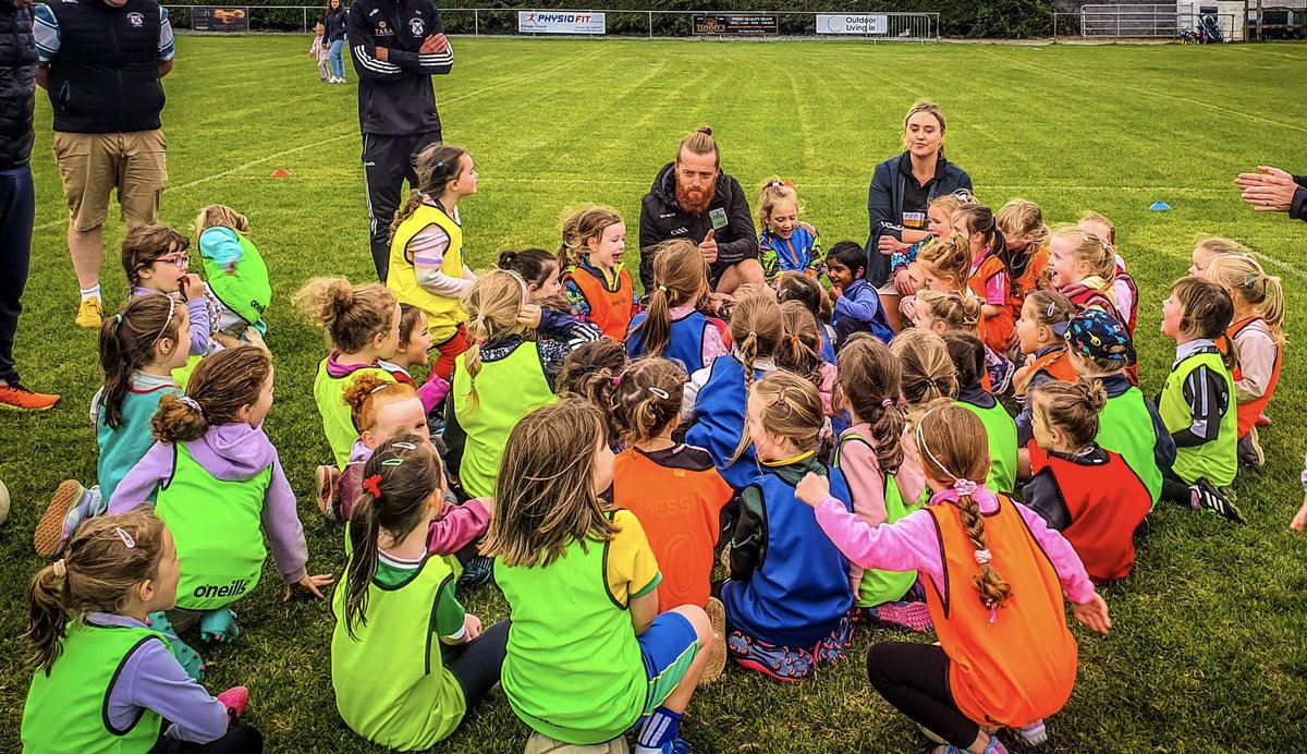 First Day of nursery ✅ Well done to all the boys and girls who took part in the nursery this morning for their first time! Over 100 boys and girls having loads of fun with their first taste of GAA!
