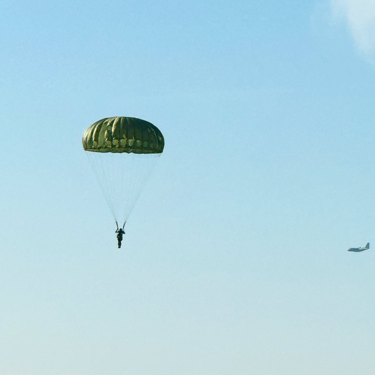 donatiford's tweet photo. #arnhem 80th anniversary Op Market Garden… incredible scenes at the drop zone! 🆎🙌🏻🪂🪂🪂🪂🪂 @TheParachuteReg @RedDevilsOnline https://t.co/hPXUoDa5Wf