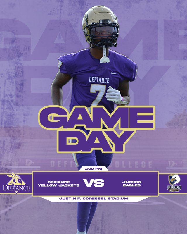 GAMEDAY!!! 1pm
 First Home Game!!
#intotheswarm
#BlackFlagMentality 
#DCFootball
#YellowJackets