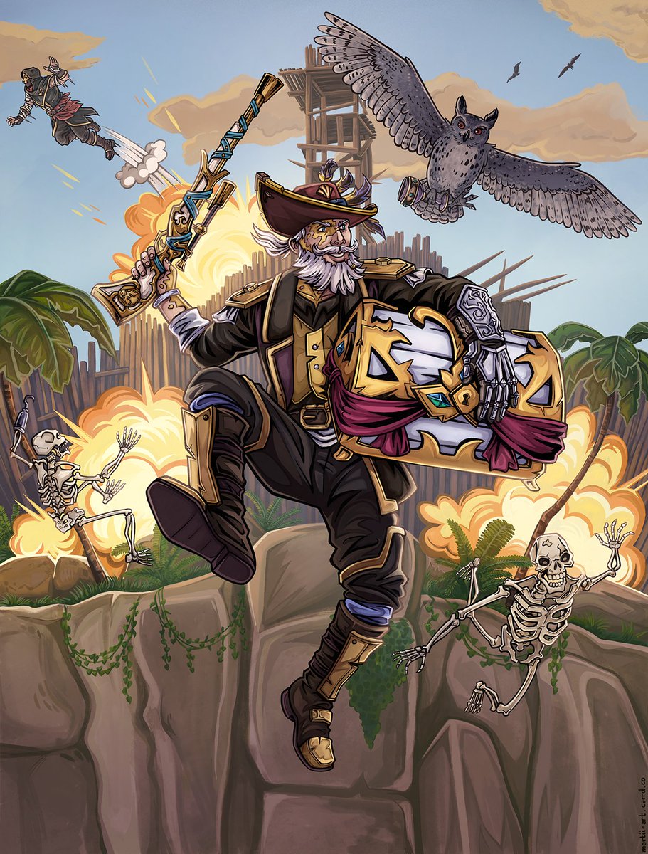martii_art's tweet image. "Take what you can, give nothing back" 🔥🔥🔥
Illustration I've done for @Pokill99 who decided to trust me and give me creative freedom to draw this big commission 🥰
Happy Community Weekend, everyone! 🏴☠️
#SeaOfThieves
