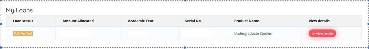 AlvinMutisya's tweet photo. @HELBpage Hi, I'm curious to know what exactly this status means, 

For context, there are no funds disbursed to the account and I have no way of obtaining any further information, Clicking on see details loads a blank page.

Please let me know what I can do. https://t.co/NuWd6yXT2J