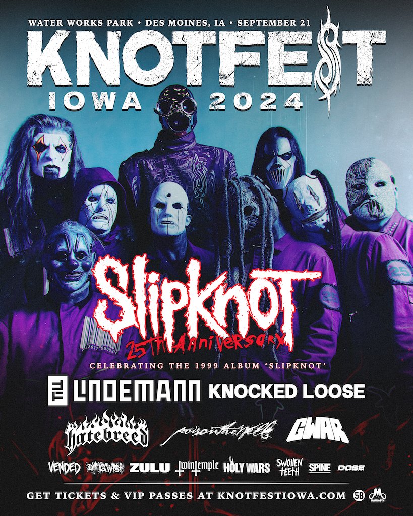 Go Venue Magazine (@govenuemag) on Twitter photo Our team will provide comprehensive coverage of this remarkable event. Look for our forthcoming report. .<a href="/KNOTFEST/">KNOTFEST</a> <a href="/slipknot/">Slipknot</a> <a href="/vended/">vended</a> #KNOTFESTIOWA #slipknot #DesMonies #IOWA #musicfestival <a href="/IAmDavidJTaylor/">David Taylor</a> <a href="/pam_whisenhunt/">Pam Whisenhunt</a> Our team will provide comprehensive coverage of this remarkable event. Look for our forthcoming report. .<a href="/KNOTFEST/">KNOTFEST</a> <a href="/slipknot/">Slipknot</a> <a href="/vended/">vended</a> #KNOTFESTIOWA #slipknot #DesMonies #IOWA #musicfestival <a href="/IAmDavidJTaylor/">David Taylor</a> <a href="/pam_whisenhunt/">Pam Whisenhunt</a>
