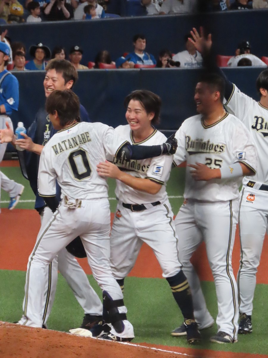 オリックス・バファローズ #サヨナラ勝利！ 2024/9/21 #渡部遼人 選手