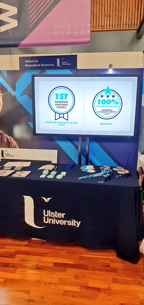 NICHE_ULSTER's tweet photo. Great buzz @UlsterUni #Coleraine over the last 2 days! Lovely to meet all the prospective students hoping to study #food, #nutrition or #dietetics with us. Great feedback too on the friendly, fun vibes around campus ✨️🎉 #UlsterFND | #WeAreUU https://t.co/tcSKqEV9V9