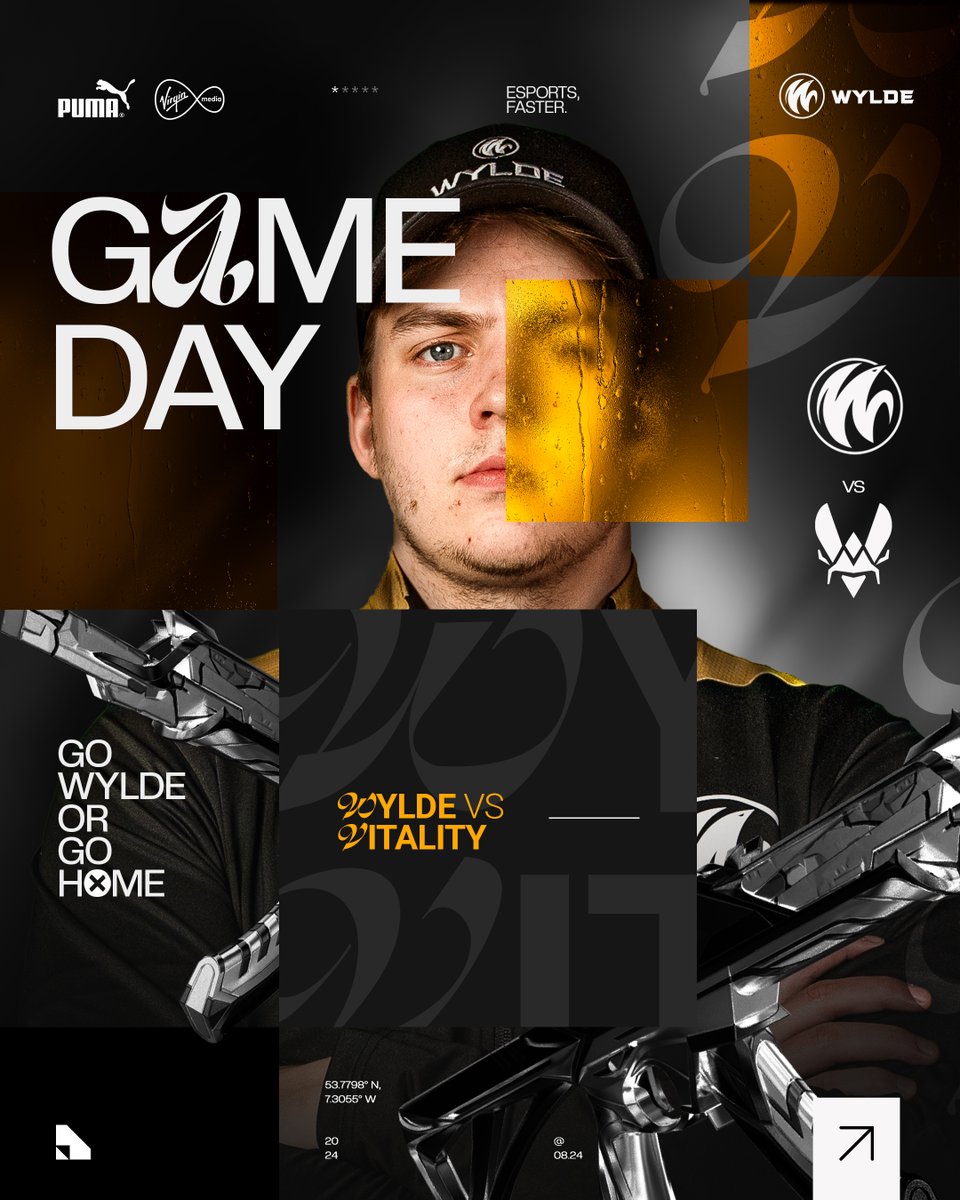 HyperPG1's tweet photo. Here are a few Valorant-themed game day, victory and defeat creatives made for WYLDE Esports.

Any critiques appreciated.  

-- 
#esports #blender #posters #graphics #VALORANT https://t.co/7p89XloWNH