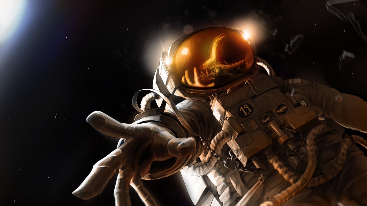 smaggitty's tweet photo. Into the great beyond 🌟

My entry for @XPPen_de 's art contest!
Since I'm still (very impatiently) waiting for T CrB to finally go nova, I thought a sci-fi themed piece would fit the mood best! 

#XPPEN19ARTCHALLENGE #COLORFULXPPEN19 #originalartchallenge @xppen_uk https://t.co/mqudJx6Hgj