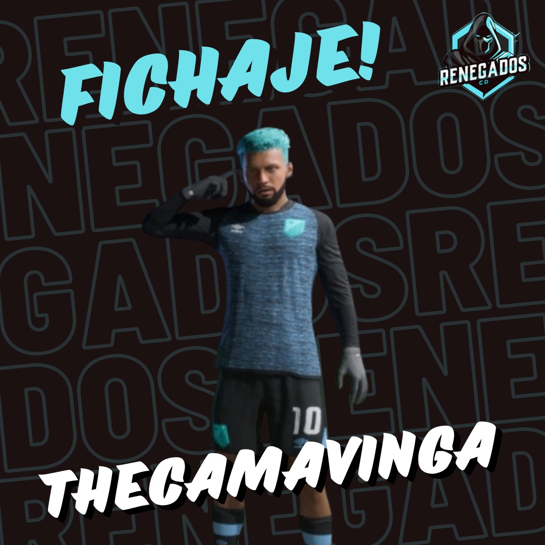 🔵⚫️FICHAJE!⚫️🔵

Nuestro nuevo 10 <a href="/Frangimenez24/">TheCamavinga</a>, se convierte en nuevo jugador de Renegados, la brújula viene para subir el nivel en el medio campo y unirse a sus compañeros en la zona de creación, estamos muy contentos de que vistas nuestra camiseta.

#FORZARENEGADOS