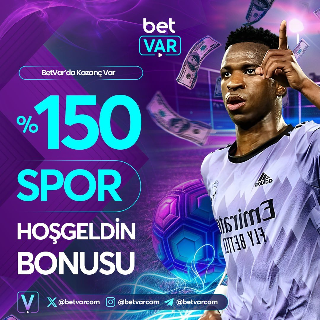 👑 %150 SPOR HOŞGELDİN BONUSU!! 👑

 💥 Yatıırımlarınıza ek Tam %150 Spor bonusunu kaçırma!

⭐️ #BetVar'a gel, Kazancına Kazanç Kat!

✔️Kazancın Tek Adresi #BetVar

📱Kazanmak İçin Hemen Tıkla ; t2m.io/betvargiris