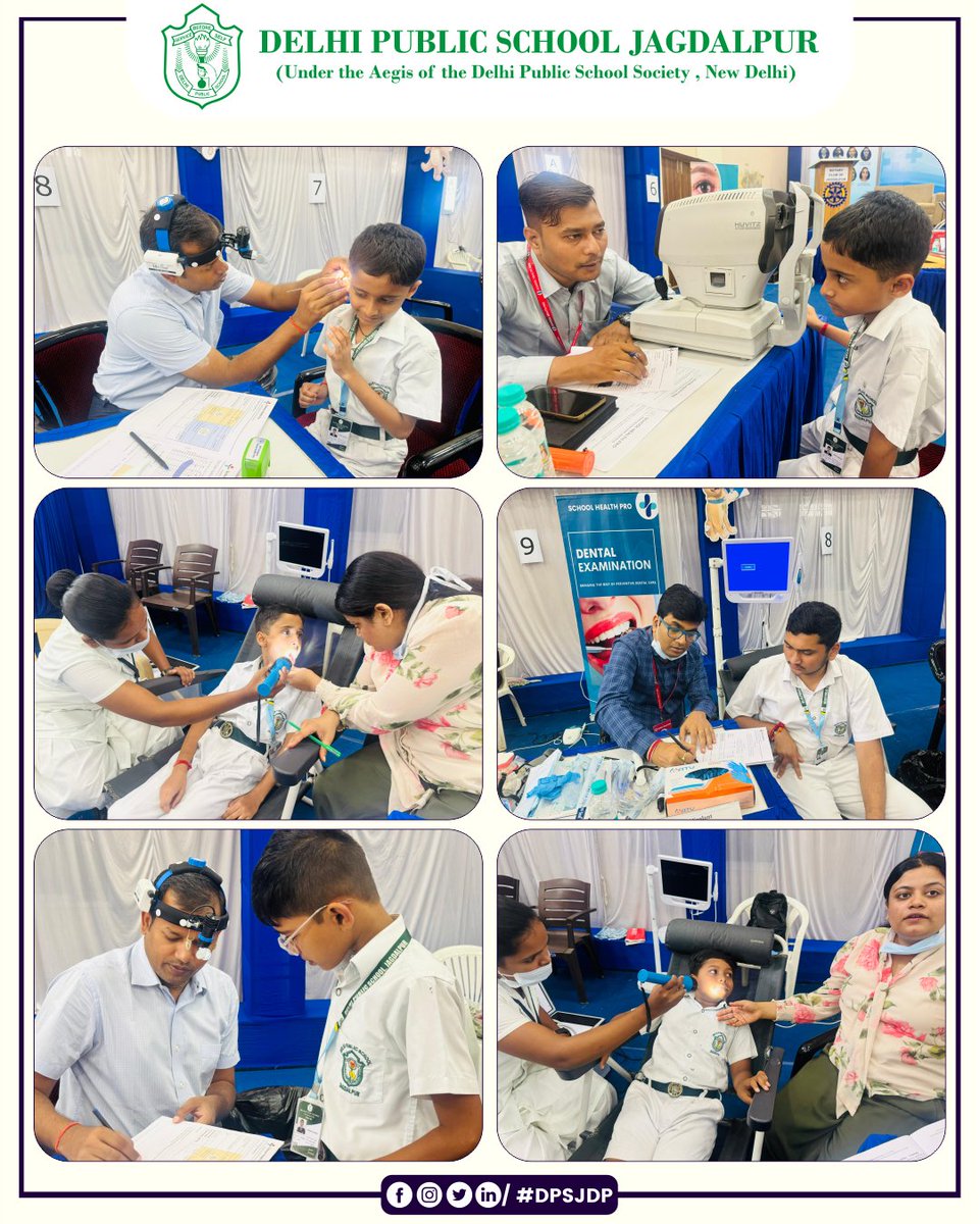 DpsJdp's tweet photo. Empowering young minds with the gift of health! DPS Jagdalpur students actively participated in the School Health Program at Rotary Club, Jagdalpur, where AIIMS alumni shared valuable insights for a healthier future. Together, we're building a strong and aware community! https://t.co/7OPIhYQp28
