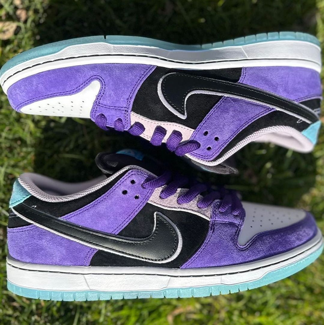 KicksFinder's tweet photo. FRESH LOOK: Hayley Wilson x Nike SB Dunk Low Pro "Court Purple" 🛹

🗓️ Summer 2025
📝 HJ0513-500 (MENS)
💰 $135 USD
📸 IG: sbheadsbe 
💵COP OR 🚮DROP? https://t.co/pr6W1KFn0c