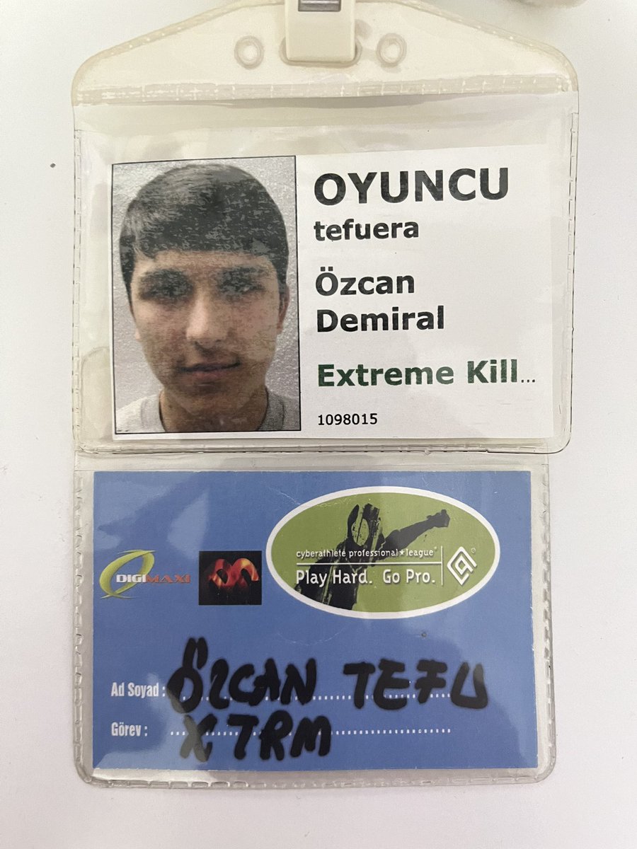 tefucuk's tweet photo. @NVIDIAGeForce @FalconNW Here is the badge from 20 years back in CPL :) #GeForceSummer https://t.co/2bH1NdAB2V